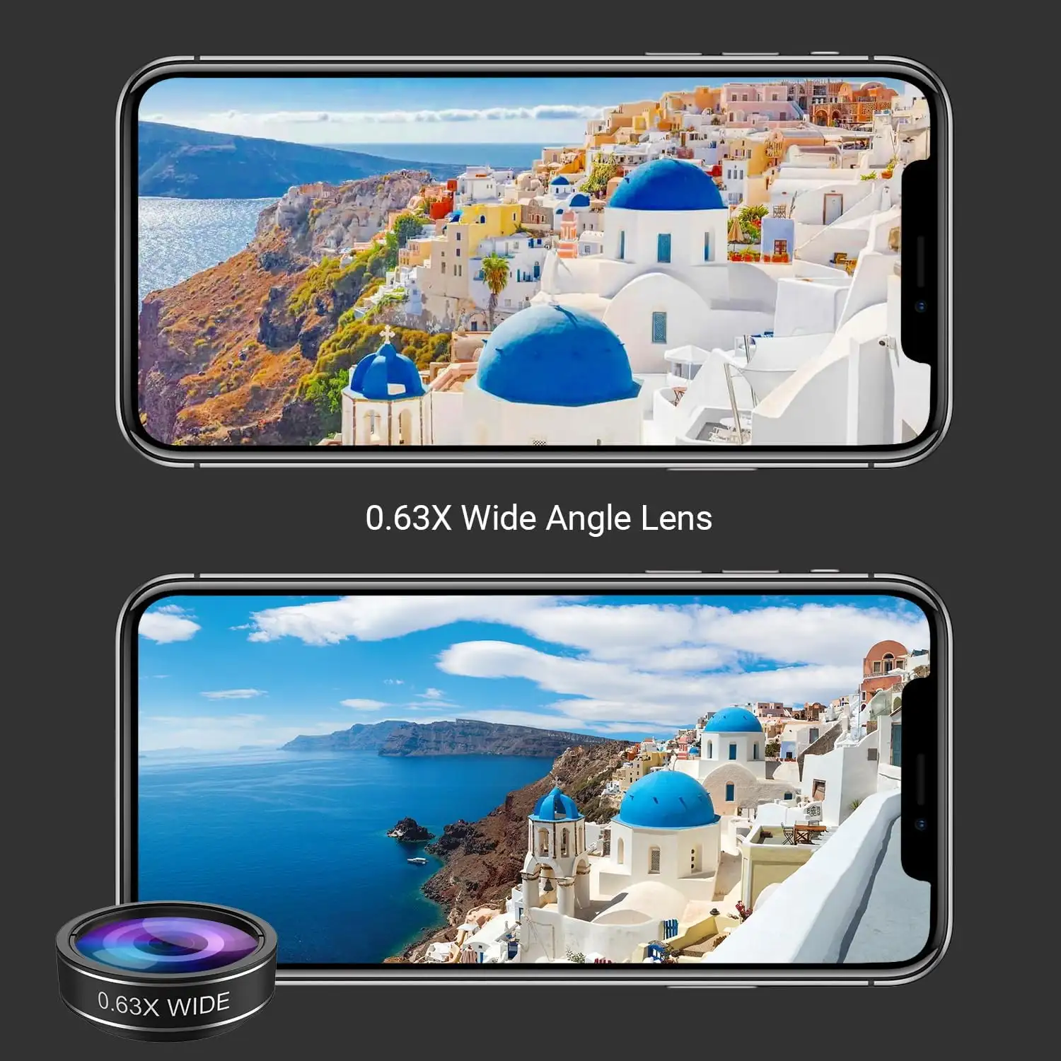 MIAO LAB 5 in 1 Lens Kit -0.63X Wide Angle Lens & 15X Macro Lens+190°Fisheye + 2X Telephoto Lens - 71ebHnrdHaL._AC_SL1500_